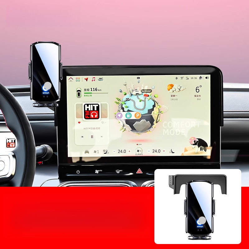 Smart # 1 & # 3 Exclusive Car Phone Mount | 15W Wireless Charging Holder