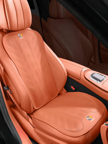 Smart # 1 # 3 # 5 Napa Leather Seat Cushion | All-Season Car Seat Cover Evfuns