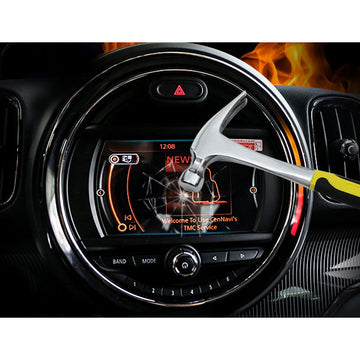 MINI Cooper F60 Dashboard & Navigation Screen Protector – Tempered Glass Film Evfuns