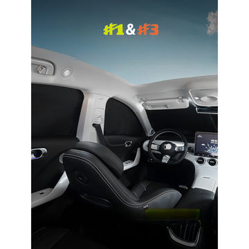 SMART #1 / #3 Window Sunshades – Full Coverage Privacy UV Blocker for Summer