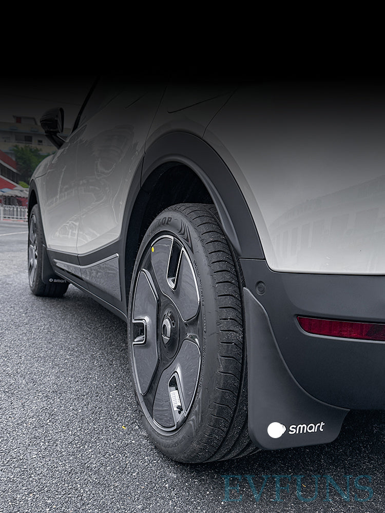 SMART # 1 / # 3 Mud Flaps – Front & Rear Fender Splash Guards Custom Fit