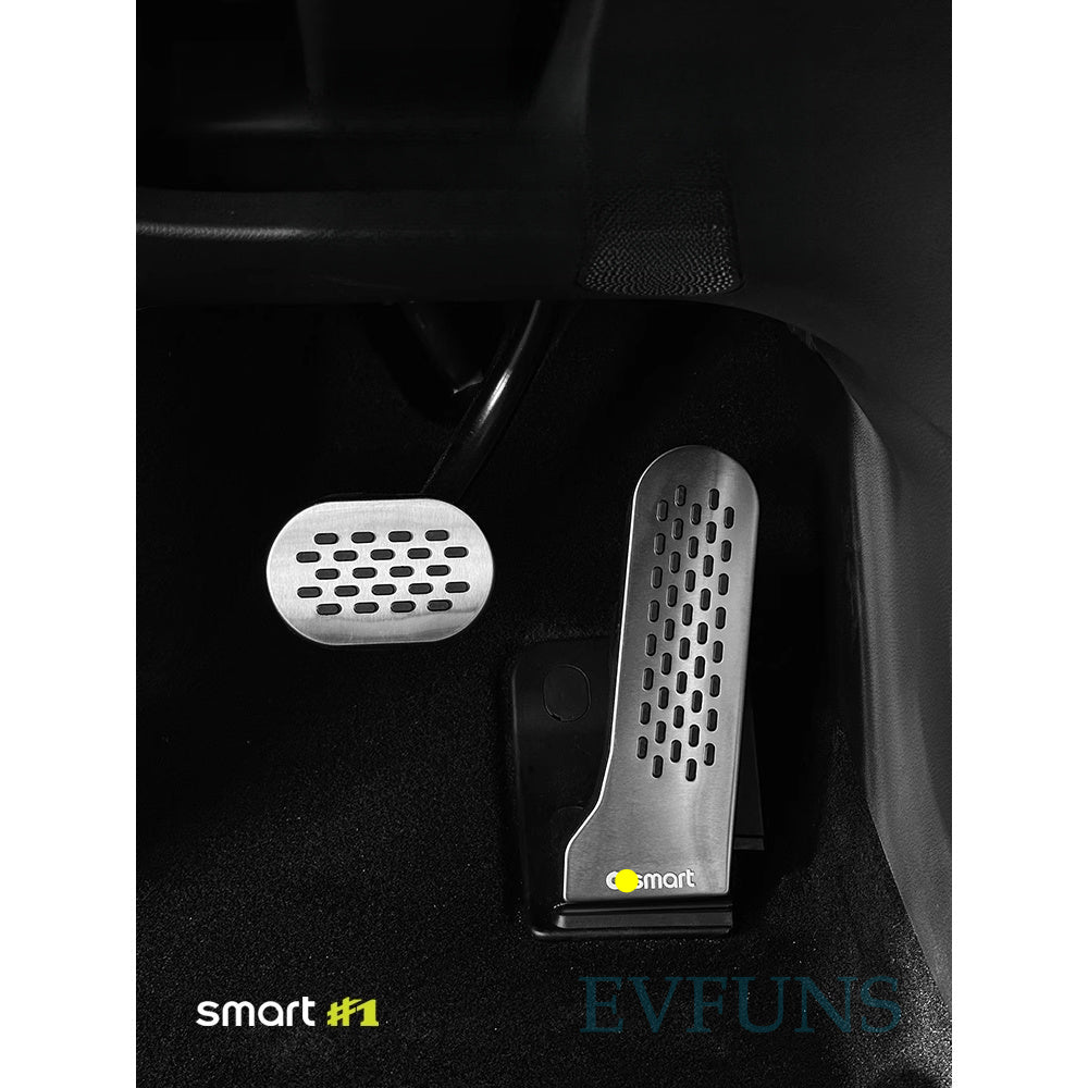 Smart # 1 Stainless Steel Pedal Covers | Brake & Accelerator Upgrade