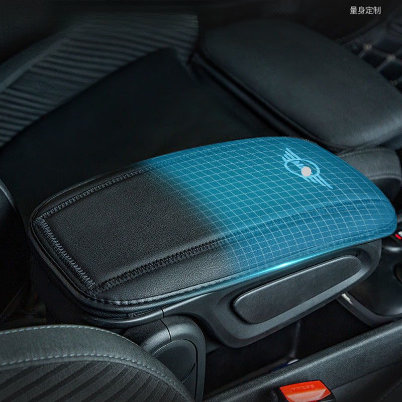MINI Cooper Armrest Cover – Leather Console Pad for F54/F55/F56