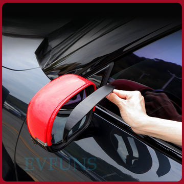 Electric MINI Mirror Visors – Rain & Sun Protection Shields Evfuns