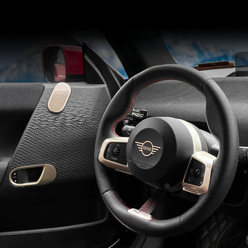 MINI Steering Wheel Button Decorative Cover Evfuns