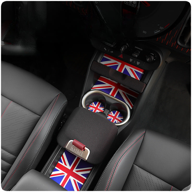 MINI JCW / Countryman U25 Leather Anti-Slip Cup Holder & Door Slot Mats