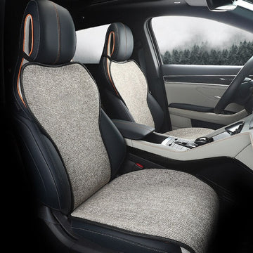 Linen Car Seat Cushion (5-seater full set)