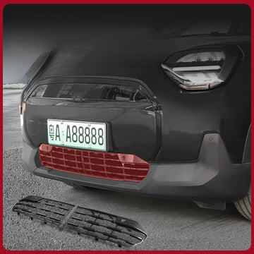 MINI J05 Front Grille Trim – Blacked-Out Inlet Mesh Cover for Cooper EV Evfuns