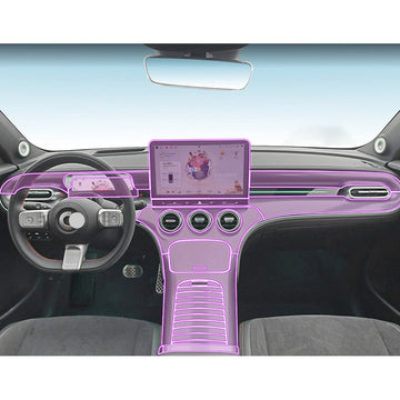 Smart # 3 Gear Panel TPU Protective Film Interior Upgrade