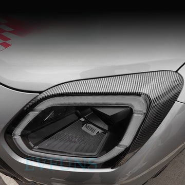 MINI JCW U25 Headlight Eyebrow Trim – Blackout Styling Kit for Fuel Models Evfuns