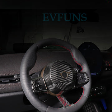 MINI ACEMAN J01 Carbon Fiber Steering Wheel Trim – 2024 Upgrade Evfuns