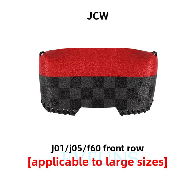 Seat Belt Buckle Protector for MINI Electric J01/J05 – PU Leather Cover 【JCW Big Buckle】Compatible with J01/J05/F60