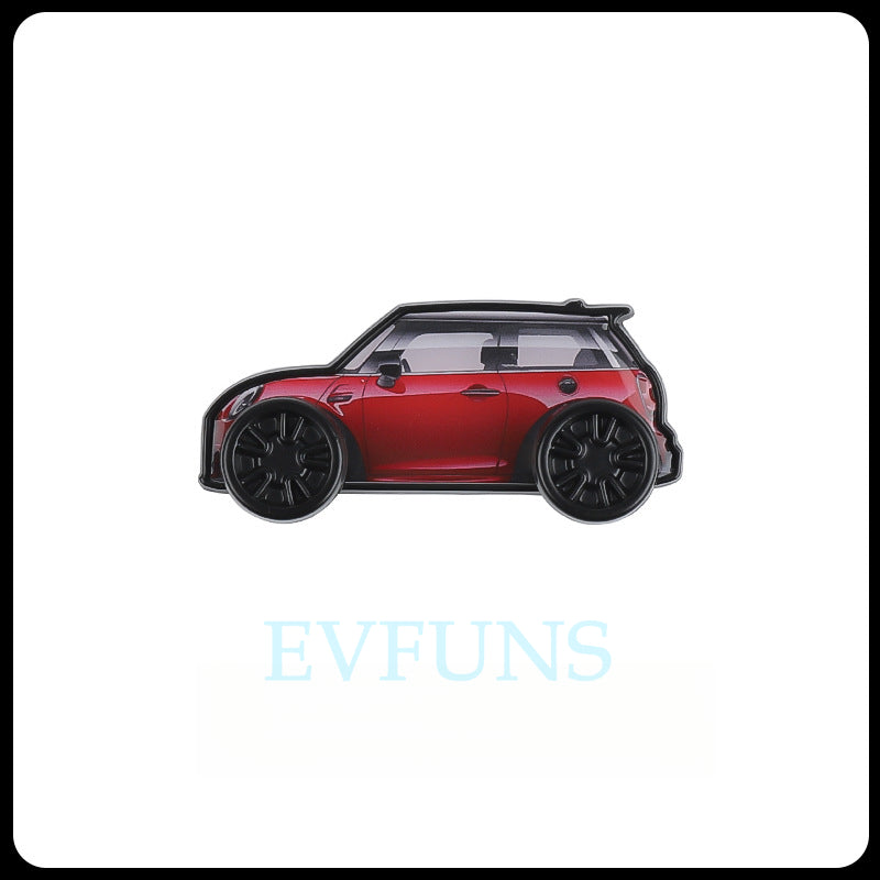 MINI Car Interior Hook with Miniature Model – Decorative & Functional MINI Car Hook [Red Model] Evfuns