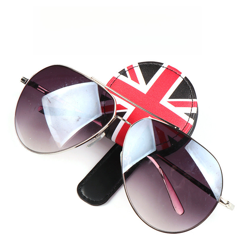 MINI Leather Glasses Clip | Luxury Sun Visor Organizer for MINI Evfuns