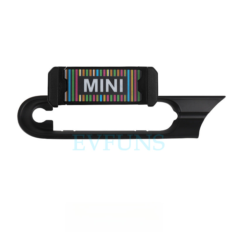 MINI Cooper Air Vent Phone Mount – Clip-On Car Holder for Navigation & Hands-Free Use [Rainbow Bar] Telescopic J05
