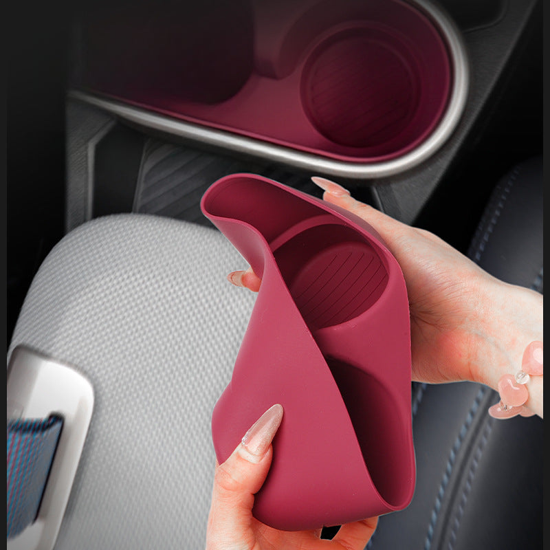 MINI Cooper F65 / F66 Cup Holder Insert Mat – Anti-Slip Interior Drink Coaster Evfuns