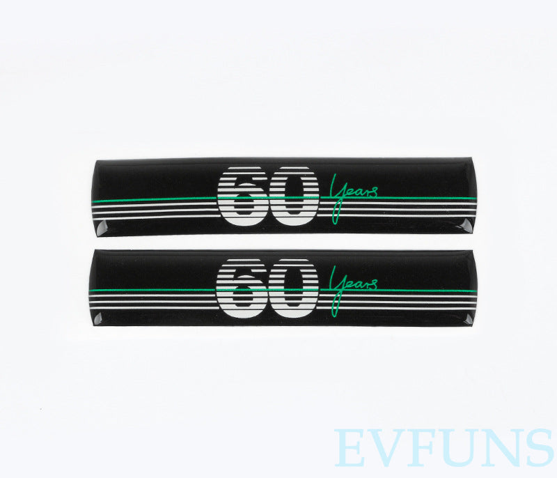 MINI Cooper 60th Anniversary Interior 3D Gel Sticker – F55/F56 Trim Decoration F56 Car Door Inner Handle Adhesive