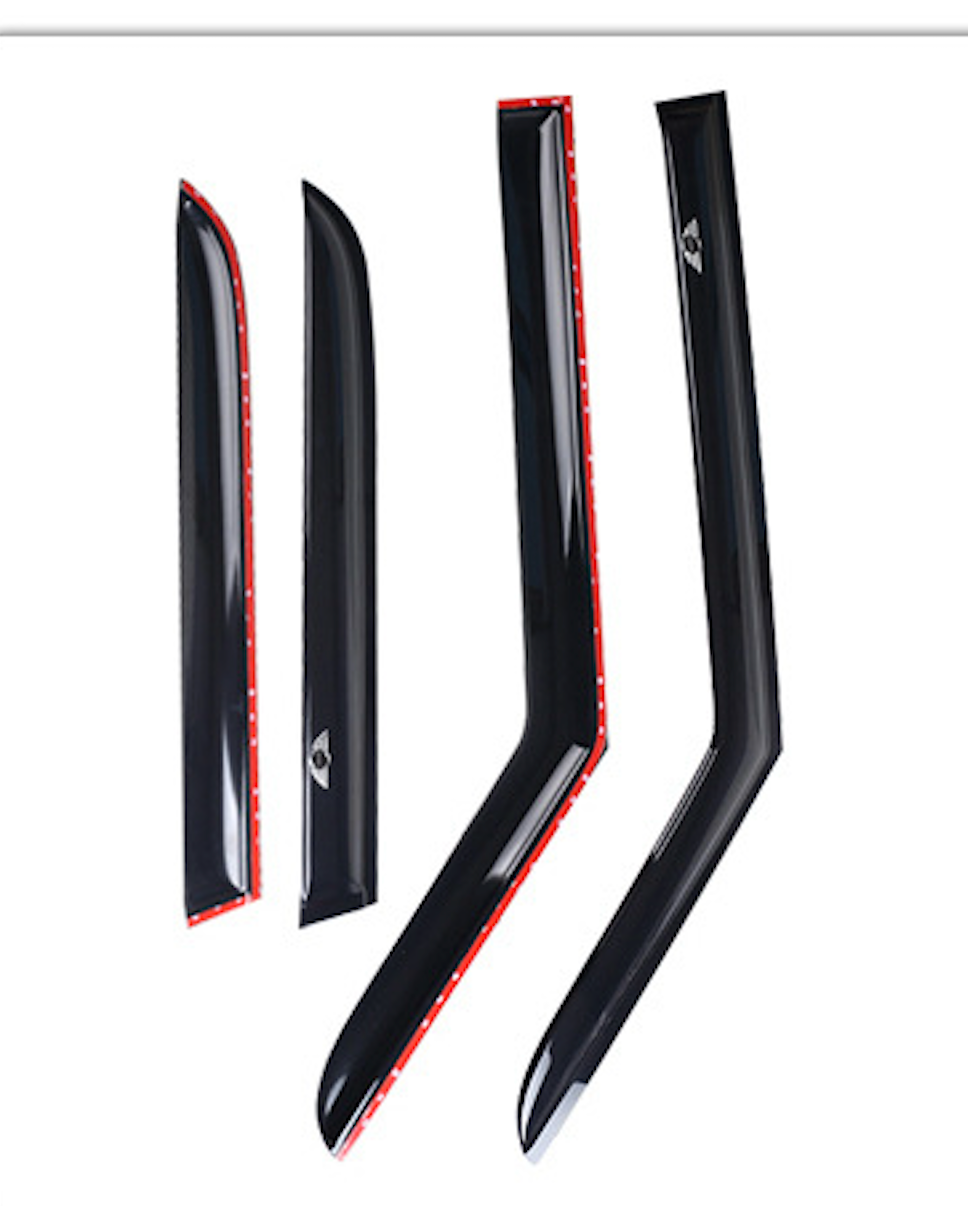 MINI Cooper R/F Series Window Visor Rain Guards – Sun & Rain Deflectors Special for F60 (17-18 model Countryman) Evfuns