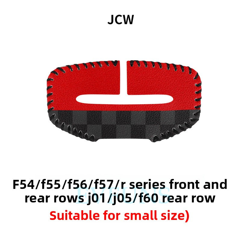 Seat Belt Buckle Protector for MINI Electric J01/J05 – PU Leather Cover 【JCW Small Buckle】Compatible