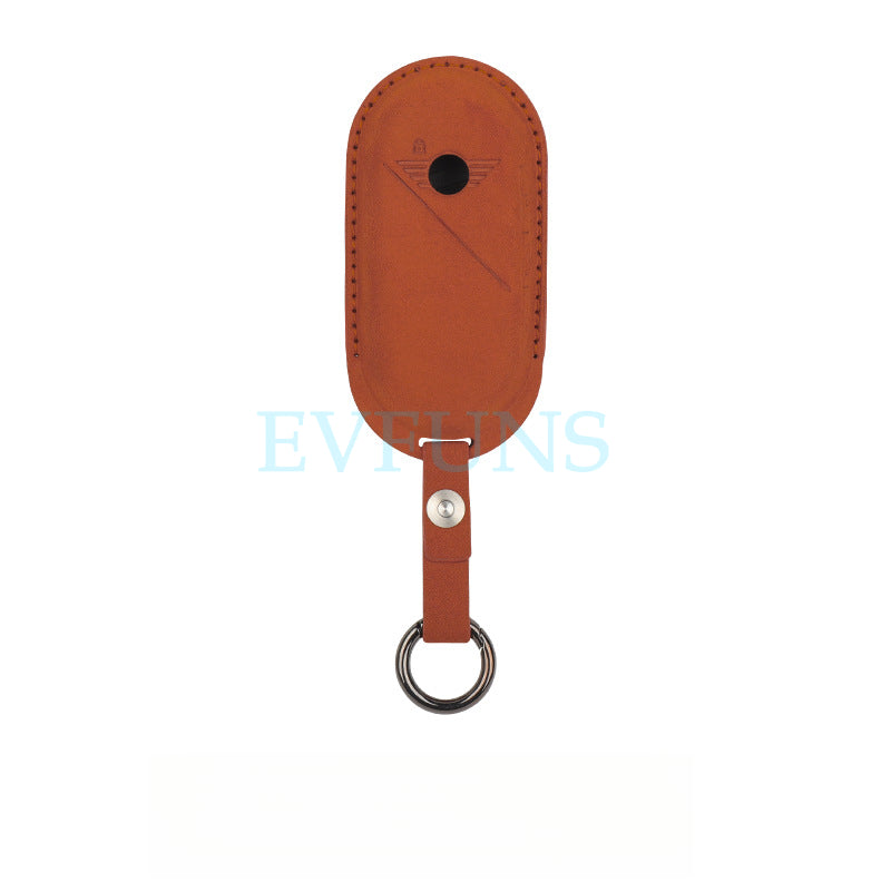 Genuine Leather Suede Key Case for MINI Electric / Aceman / JCW / Countryman Evfuns