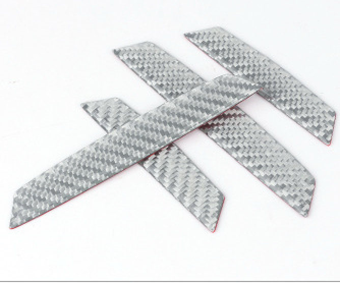MINI Cooper Door Edge Guards – Anti-Collision Strips for Clubman / Countryman White Carbon Fiber Car Door