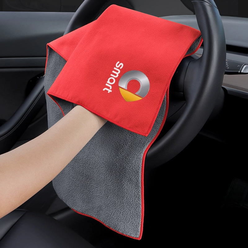 SMART Car Cleaning Towel – Microfiber Wash & Dry Cloth for Interior & Exterior Smart Car Wiping Towel [Large Size