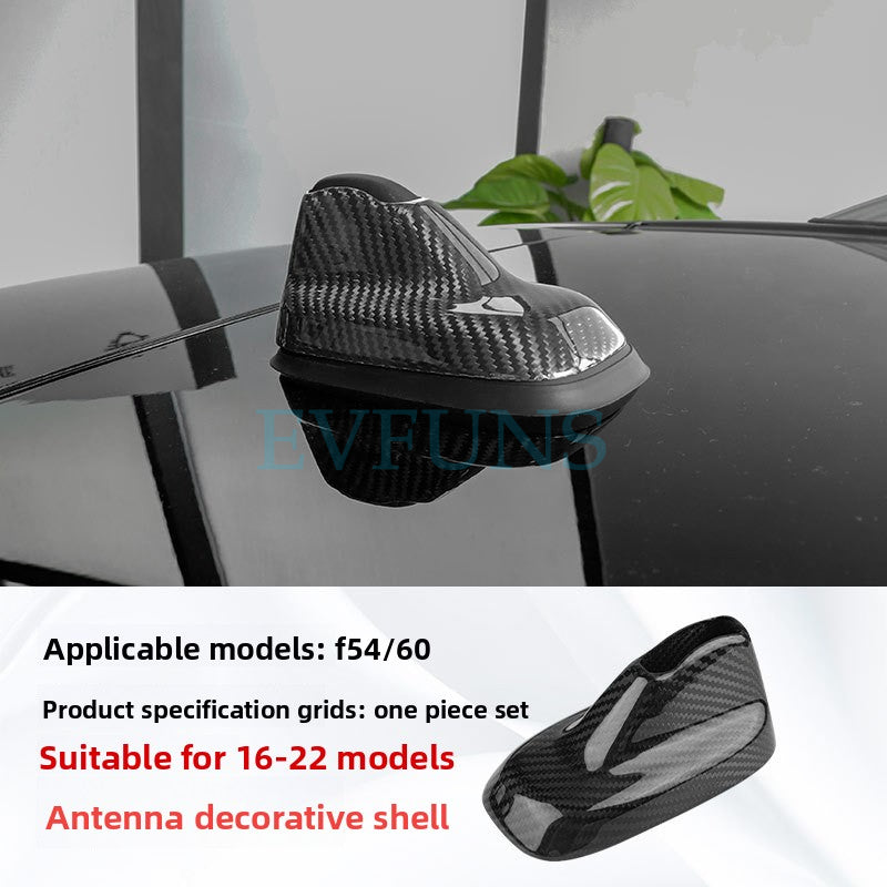 Carbon Fiber Air Vent Trim for MINI F55/F56 (2014–2021) F54/60 carbon fiber antenna decorative cover Evfuns