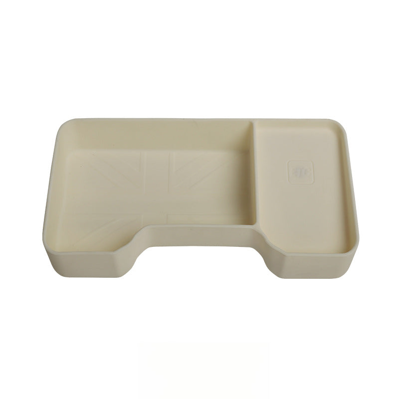MINI J05 / U25 Silicone Center Console Liner [Off-White] U25 Dedicated Central Control Dashboard Storage Box Evfuns