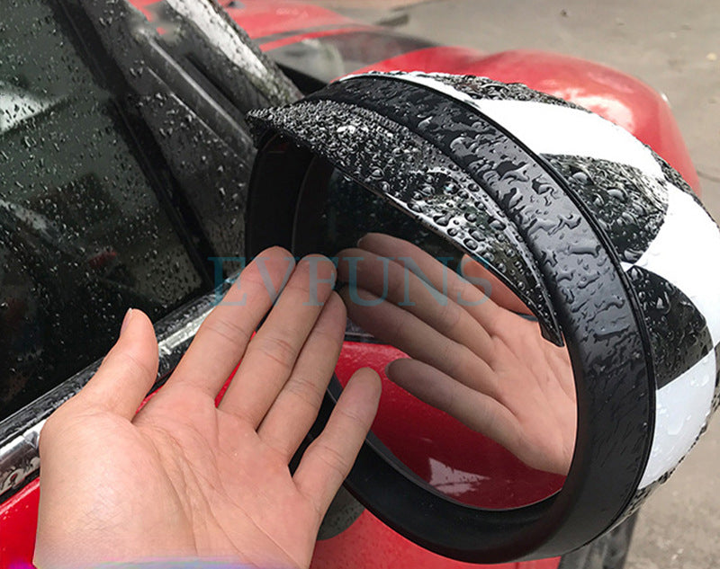 MINI Cooper F55/F56 Rearview Mirror Rain Guard Visor Pair of Rearview Mirror Rain Visors Evfuns