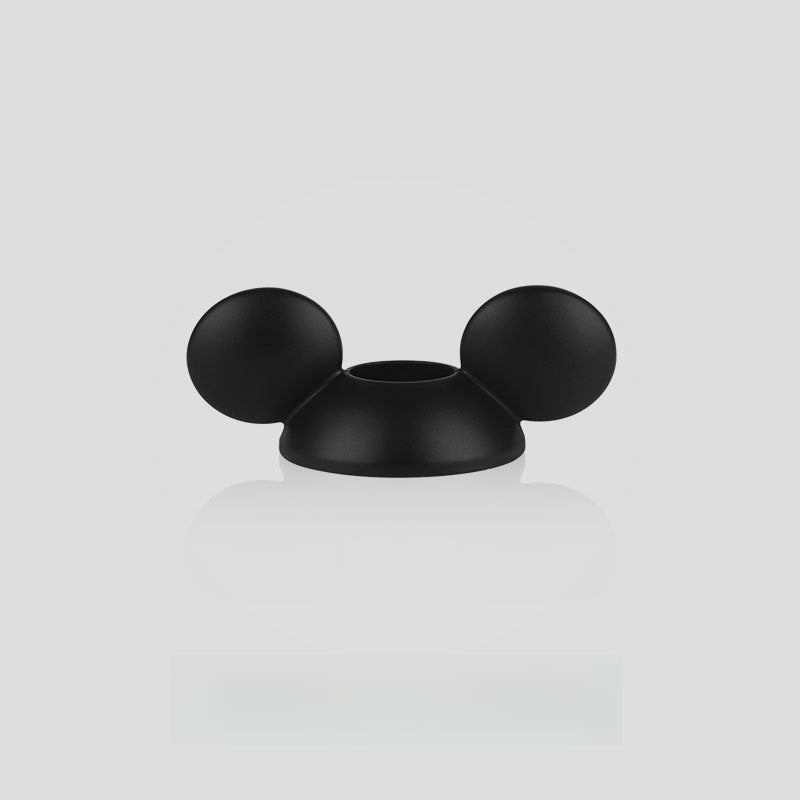 Mickey Style Door Handle Trim Ring for MINI Cooper / Countryman [Black Metal Style] One Pack Evfuns