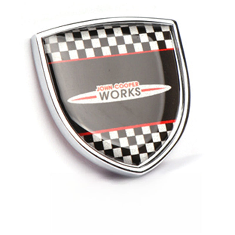 MINI Cooper Creative Metal Emblem Stickers – Universal Body/Window Badge JCW Evfuns
