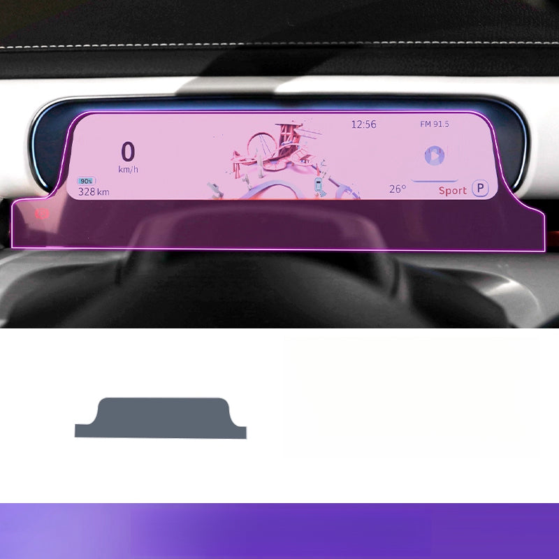 Smart # 3 Gear Panel TPU Protective Film Interior Upgrade
