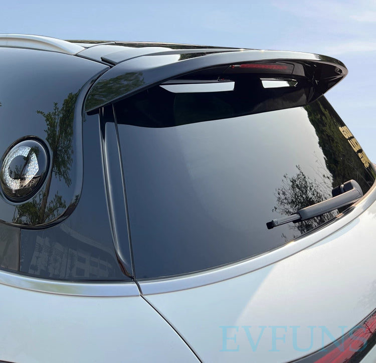 Smart # 1 Sport Roof Spoiler | No-Drill Custom Fit Wing Smart#1 Special Brabus Style Tail Wing [Piano Black] / Smart #