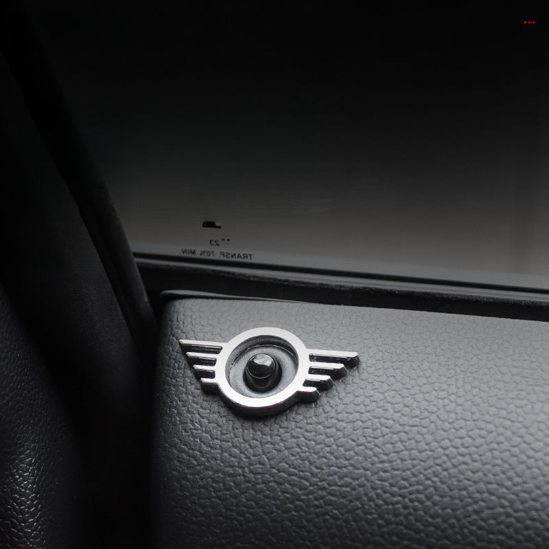 MINI Cooper Wing Handle Trim Sticker – Union Jack Metal Emblem Evfuns