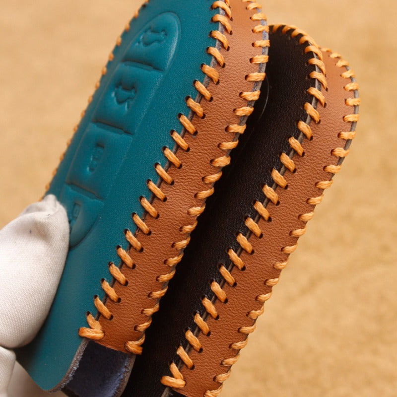 The genuine leather key case is suitable for Smart#5