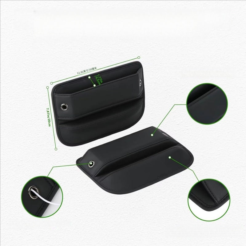 Car Seat Gap Storage Box – Premium Microfiber Leather Organizer