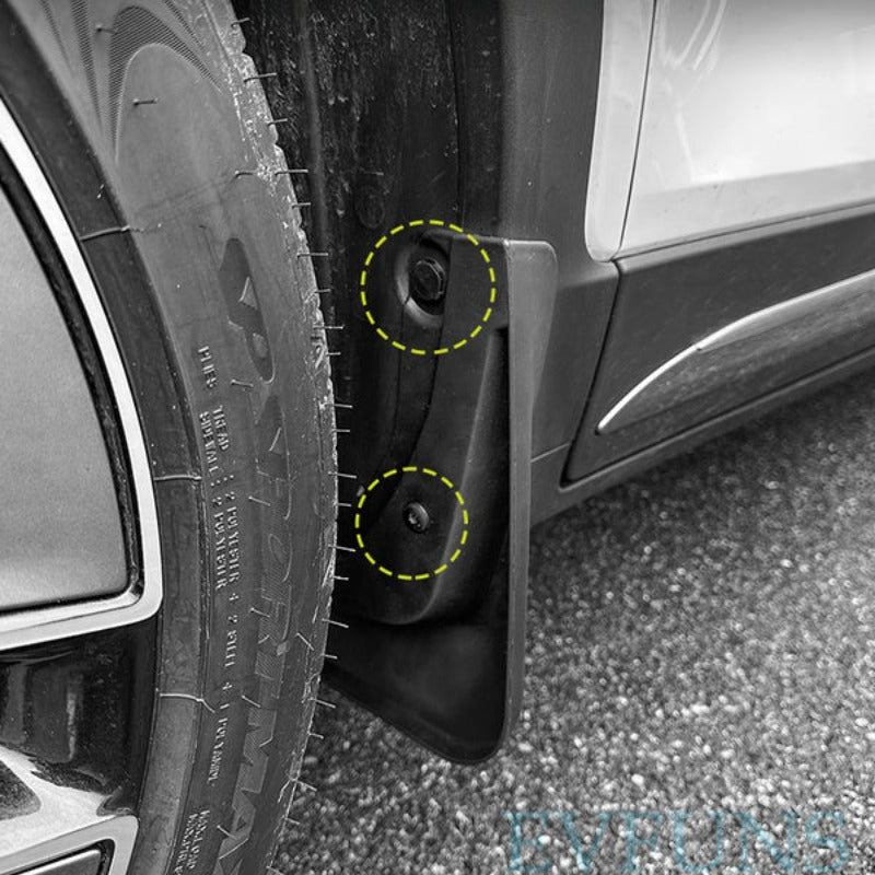 Front and rear mudguards For Smart#1