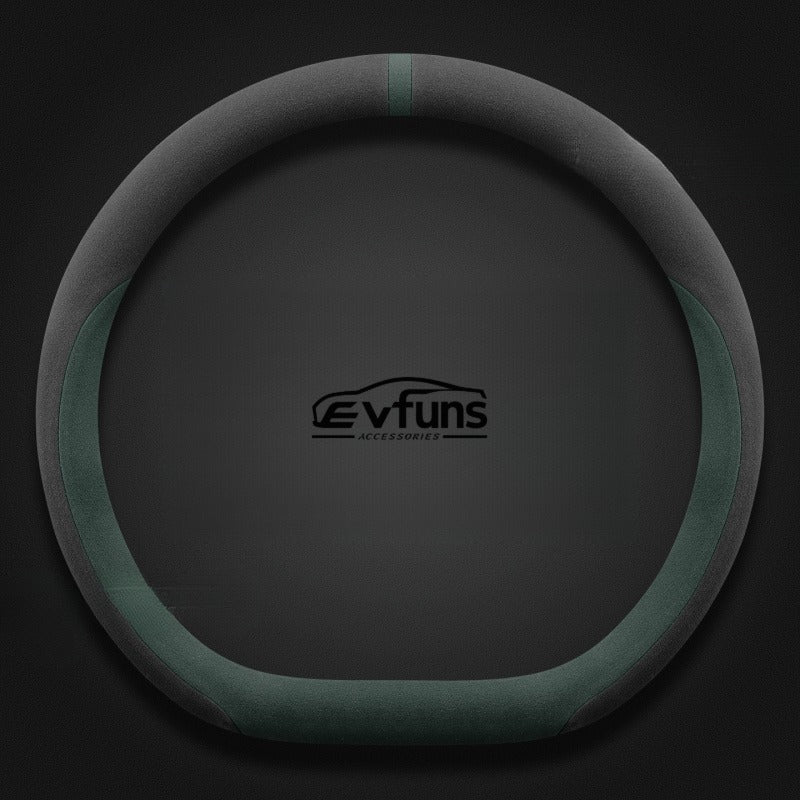 Winter Suede Steering Wheel Cover For Smart