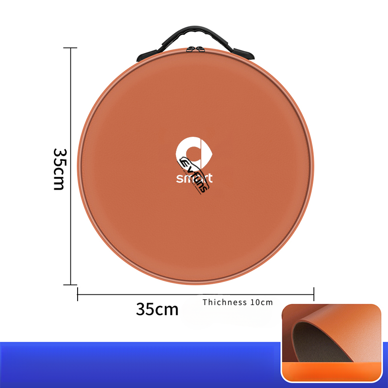 Nappa Leather EV Charging Cable Storage Bag For Smart