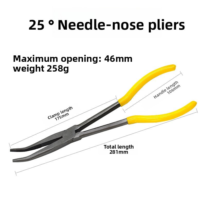 Extra-Long Needle Nose Pliers – 11" & 16" Heavy-Duty Long Handle Design