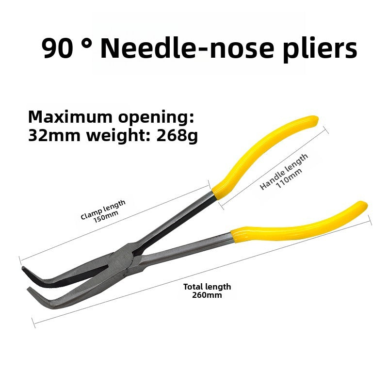 Extra-Long Needle Nose Pliers – 11" & 16" Heavy-Duty Long Handle Design