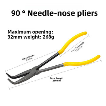 Extra-Long Needle Nose Pliers – 11" & 16" Heavy-Duty Long Handle Design
