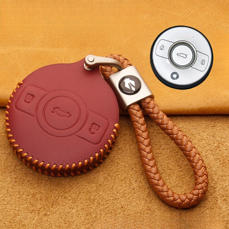 Genuine Leather Key Case for Smart #1 / Smart #3