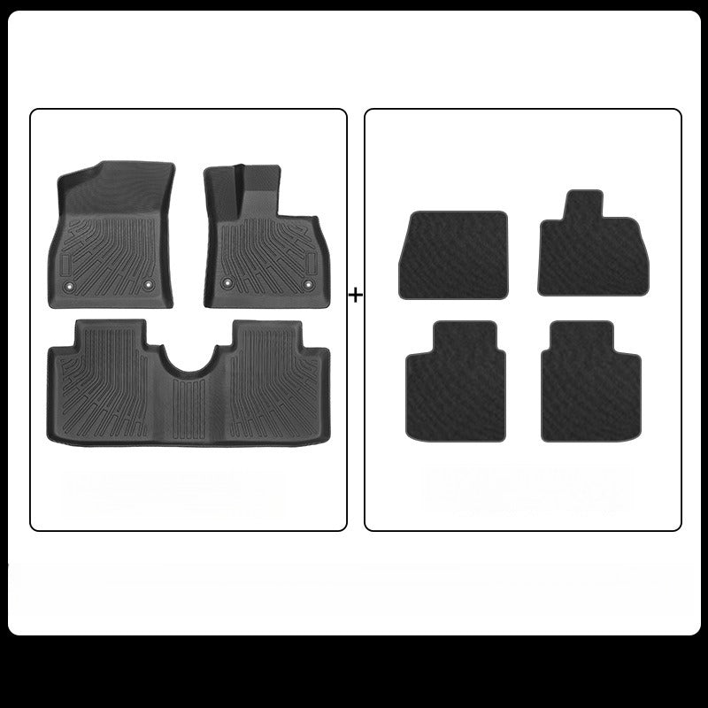TPE Floor Mats & Trunk Mat Set for 2025 Smart #5 (Right-Hand Drive)