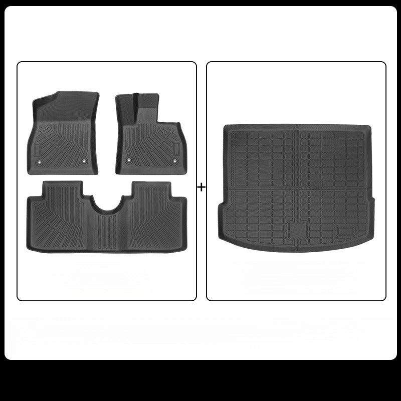 TPE Floor Mats & Trunk Mat Set for 2025 Smart #5 (Right-Hand Drive)