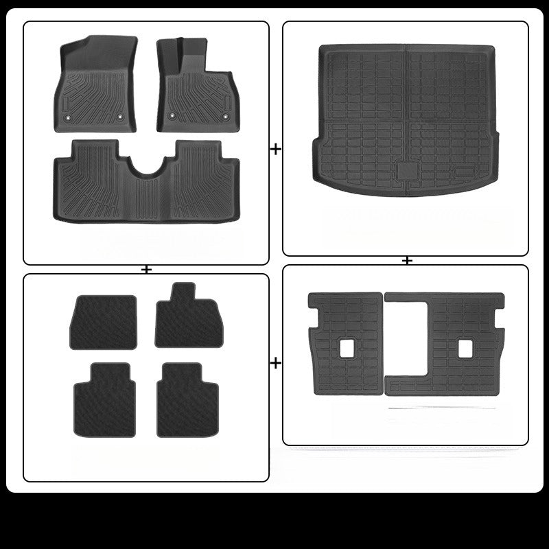 TPE Floor Mats & Trunk Mat Set for 2025 Smart #5 (Right-Hand Drive)
