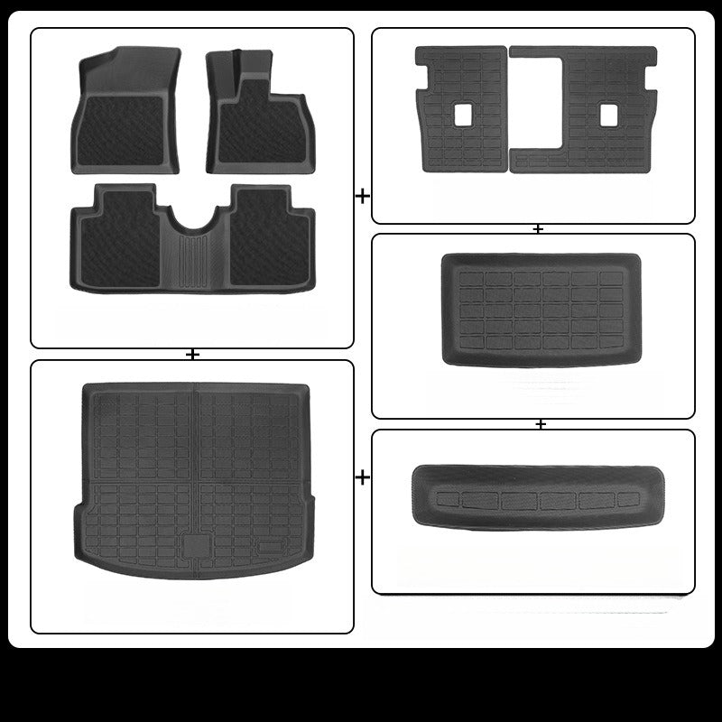 TPE Floor Mats & Trunk Mat Set for 2025 Smart #5 (Right-Hand Drive)