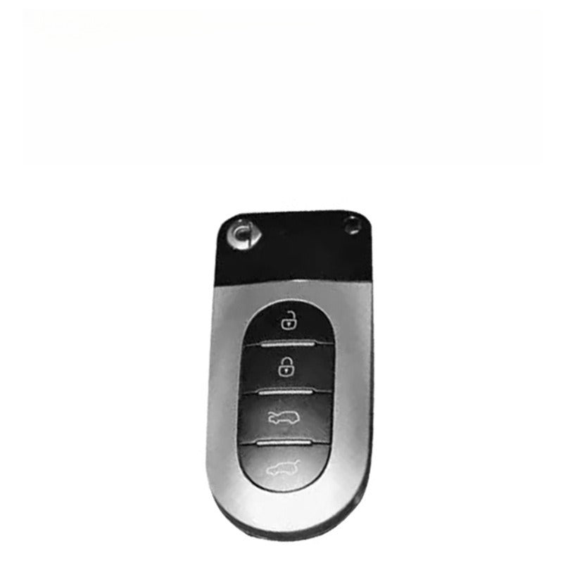 Premium Alloy & Leather Keychain for Smart #5