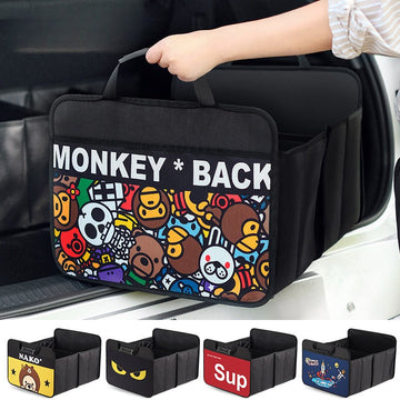 Graffiti Foldable Car Trunk Organizer Bag
