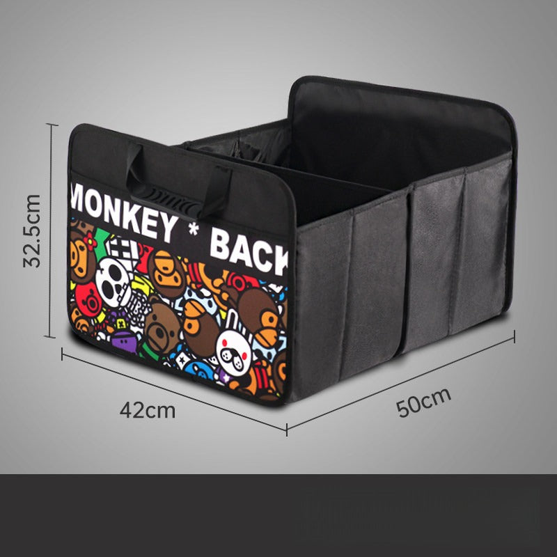 Graffiti Foldable Car Trunk Organizer Bag